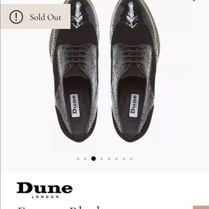 Dune London Back leather lace up